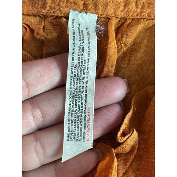 Intimately Free People On the Star Crop Ruffle Boho Cami Top Size M - Picture 4 of 5